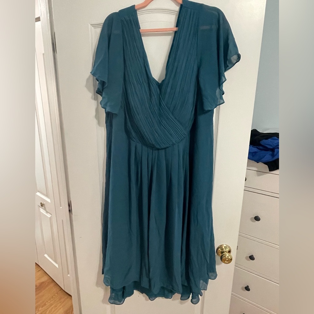 Ever Pretty Teal Midi Dress